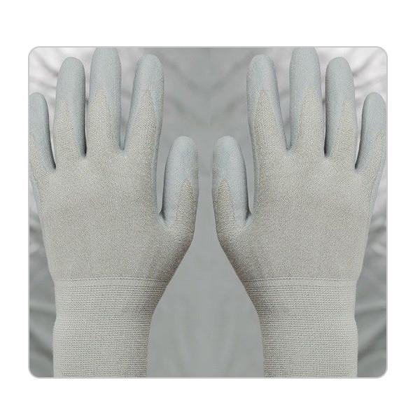 Construction Grey Nylon Bamboo Fiber Summer 15G Women Work Gloves