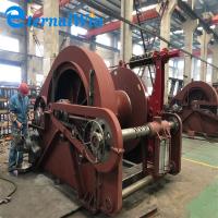 30 Ton Marine Hydraulic Winch Wire Rope guincho de amarração hidráulico do único cilindro de 230 volts