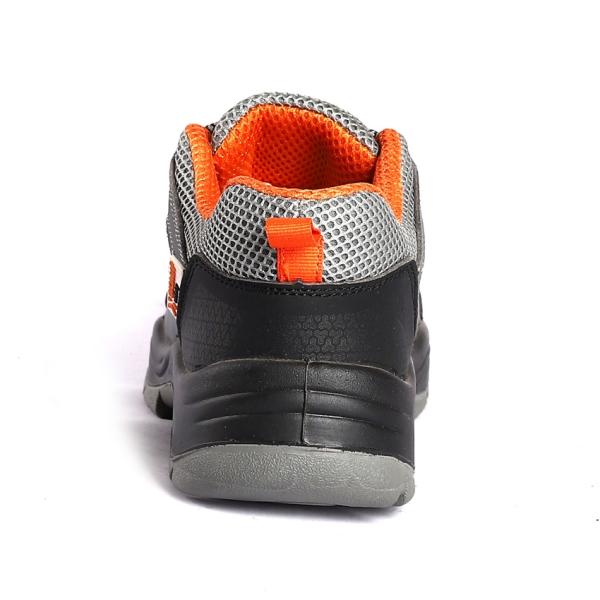 Slip Resistant Steel Toe Low Cut Sport Safety Shoes PU Sole Comfortable EVA Insole Work Boots