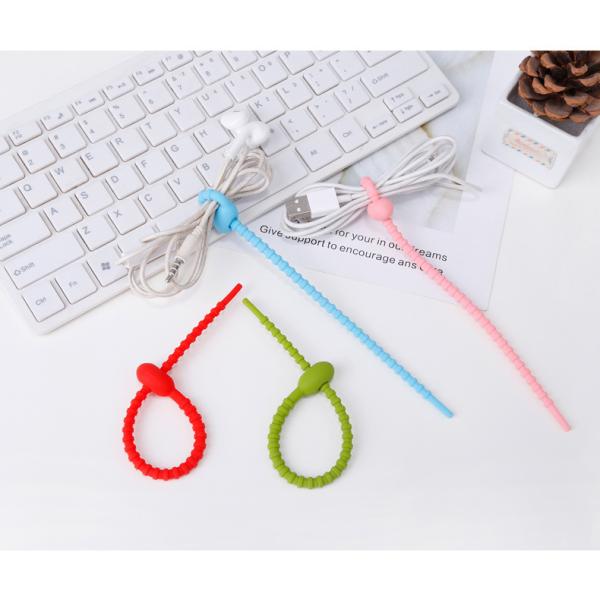 Tasteless Multiscene Silicone Rubber Supplies Cable Ties For Binding Reusable
