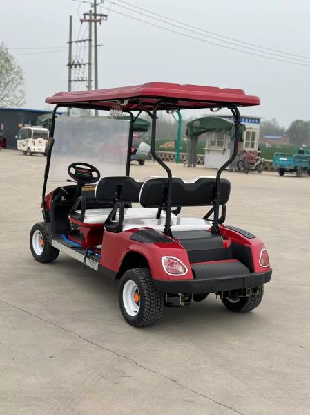Four Wheeler 72 Volt Lithium Powered 4 Seater Golf Cart 30 KM/H Public Road Approved
