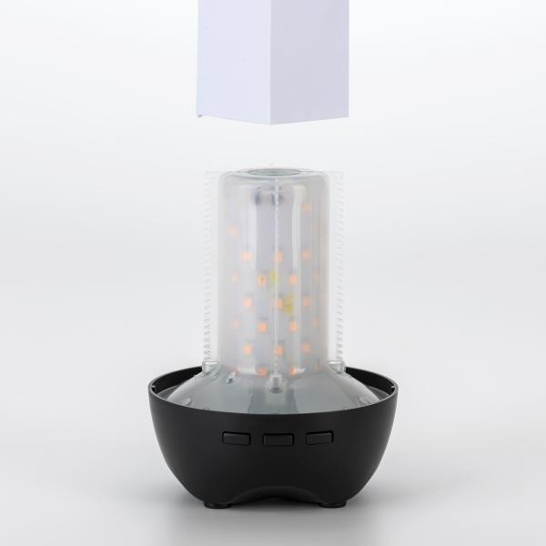 Logo OEM/ODM Bluetooth haut-parleur Flamme lumière UV LED Camping lampe rechargeable Moustiques Moustiques Mouches attrapeur d'insectes volants piège collant