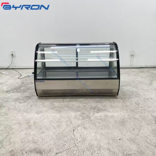 Stainless Steel Cake Display Cabinet Pastry Commercial Cake Display Fridge