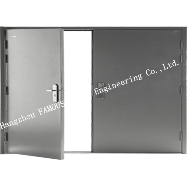Customized Modern Industrial Steel Framed Sliding Blast Doors Explosion Resistant Door