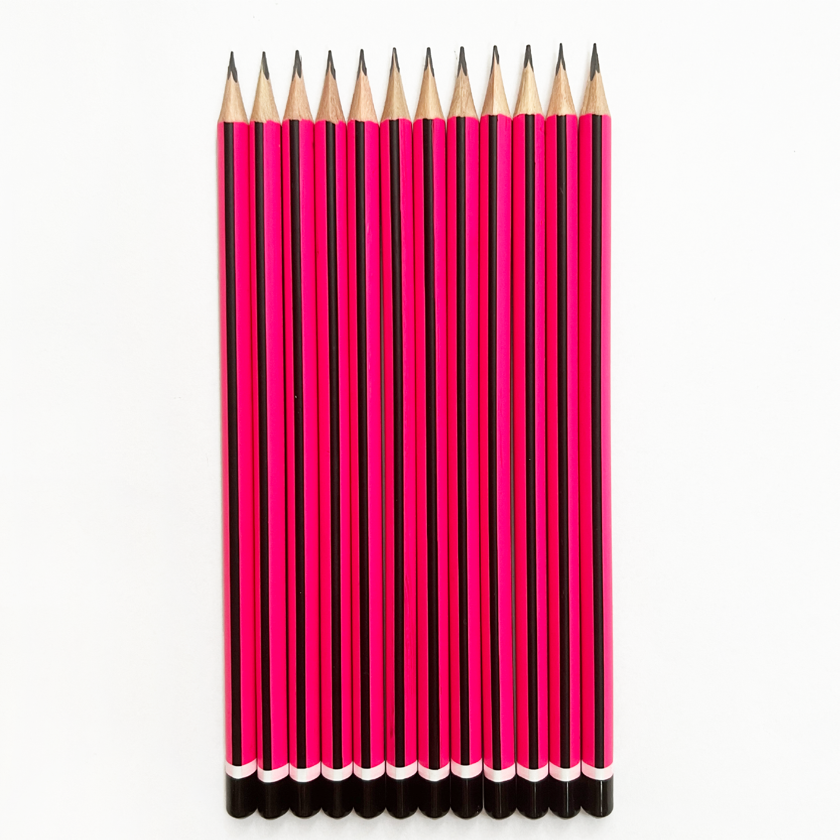Wholesale 12Pcs HB Pencil Wood Soft-Grade Graghite Lead  Triangle Shape Pencil Set