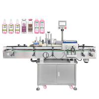 Machine d'étiquetage auto-adhésif automatique pour bouteille de boisson à eau ronde