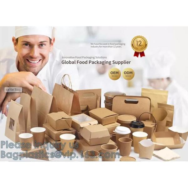 Hambuger Box Sos bag Tin Tie Bag Bakery bag Kraft paper bag Coffee cup sleeves Soup bowl Ice cream cups Kraft food cont