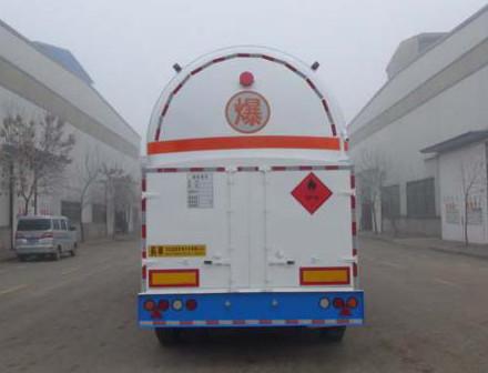 Professional Tractor Trailer Truck 52.6CBM LNG Tank Trailer With 3 Axles