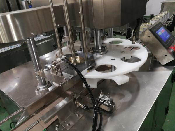 40cans/Min 1.3KW Electric Can Sealing Machine , 1.5mm Thickness Tin Can Seamer Machine