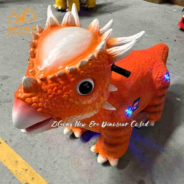 Electric Dinosaur Ride On For Parents And Adults In Shopping Mall
