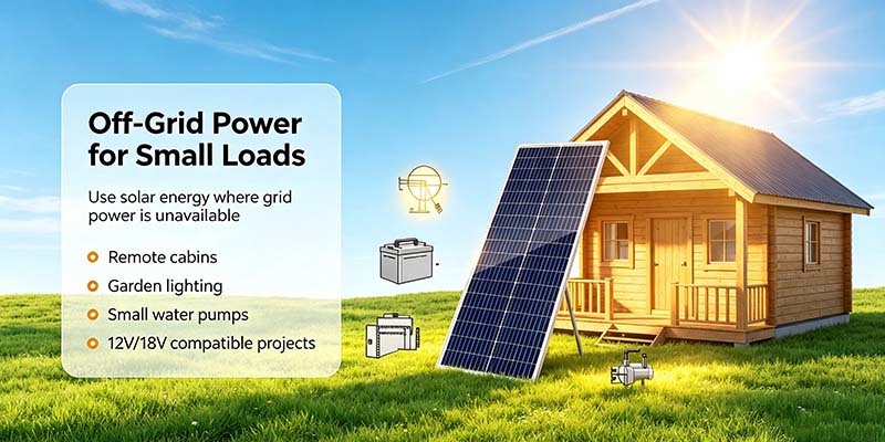 70W High Performance Monocrystalline PV Module, Excellent Low‑Light Output Outdoor Camping Solar Panel