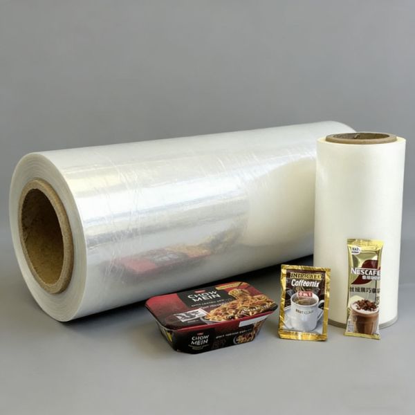 Cavitated White Opaque BOPP Film Lightweight High Opacity Pearl Effect For Confectionery Ice Cream Label Packaging