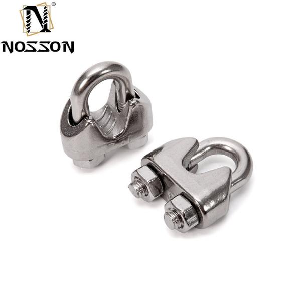 ZINC Finish 7.9mm Cast Stainless Steel U-Bolt Simplex Wire Rope Cable Clip for Industrial and Food Beverage Industry