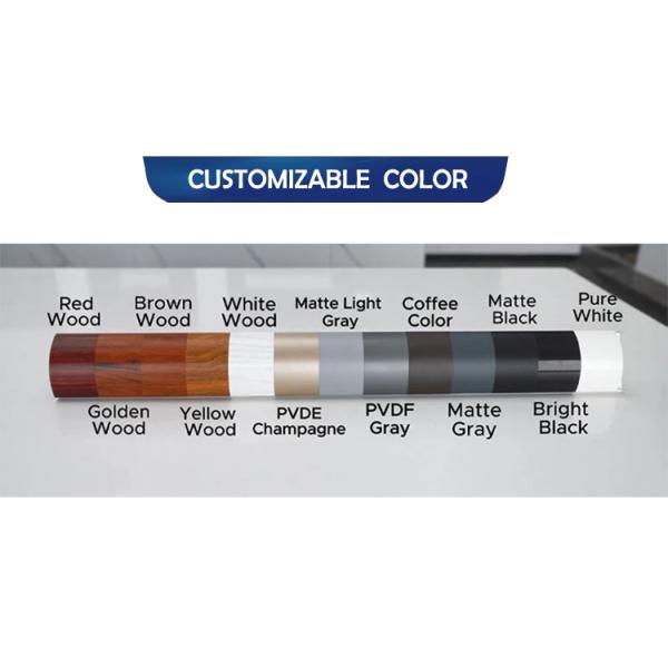 Energy Saving Waterproof Aluminum Sliding Window with Security Stays and Grille Design