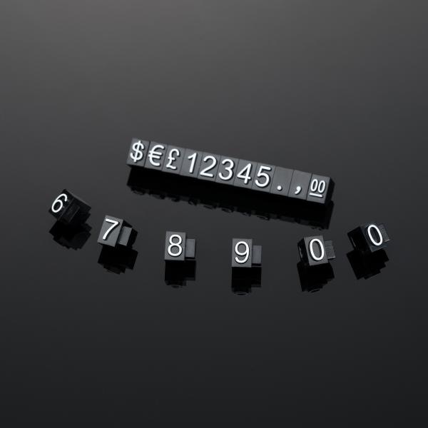 ABS Plastic Jewelry Display Tag Holder Kit for Shop Displays and Packaging Solutions