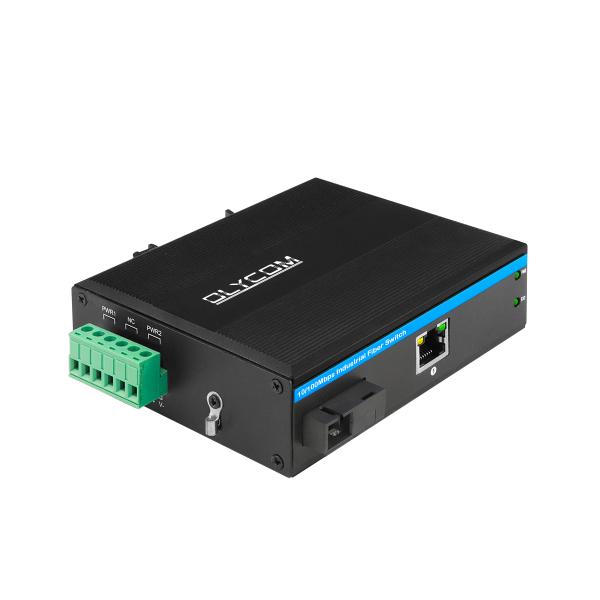 20 км WDM медиа конвертер Fast Ethernet Rugged Industrial Network Мини размер Неуправляемый