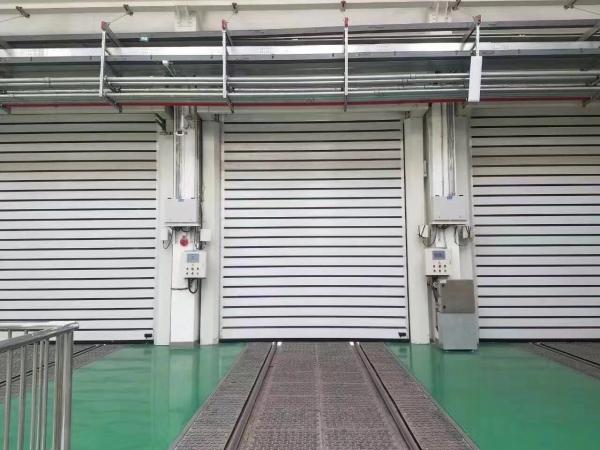 Residential Grade High Speed Aluminum Alloy Roll up Garage Door with Remote Control