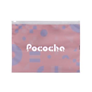Zhihe in Stock Wholesale Price PE Material Zipper Bags for Daily Use Clothing
