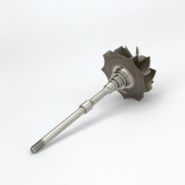 MS-TECH Turbo VV19 Турбинный колесный вал Ind 45 мм Exd36.15 мм Лезвия 9 Длина подшипника журнала 32.6