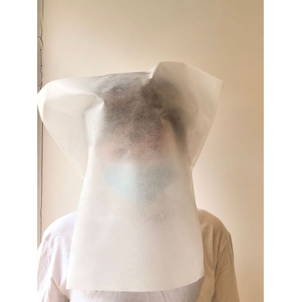 Hubei Haixin Face Protector Hood Suppliers Disposable Cosmetic Mask Muslims Makeup Clothing Dress Face Mask  Women Wholesale