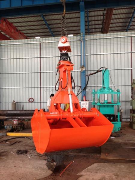 35 toneladas Excavadora Excavadora Agarra Clamshell Balde Capacidade 3cbm para Altitude Range 0-1000mm