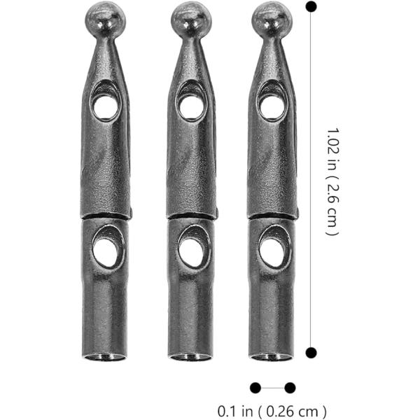 Folding Umbrella Cover Parts 12 Pcs Metal Umbrella Bone Cover Gum Components for Adults