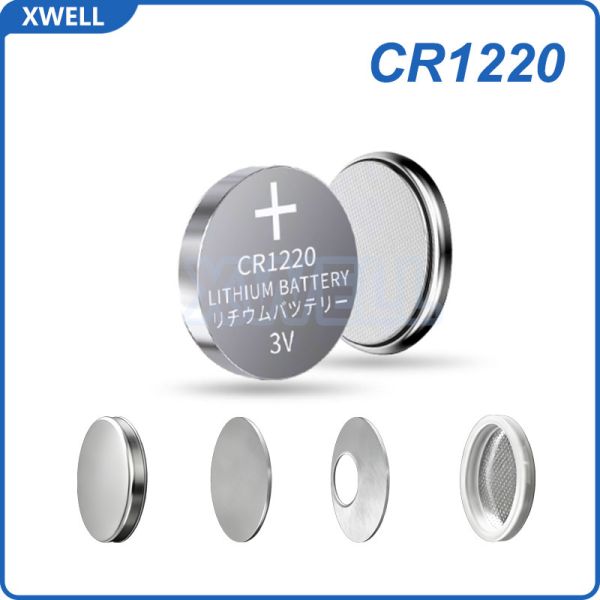 CR1220 Coin Cell Case Kit with 12mm Diameter and 2mm Thickness for Lab Research