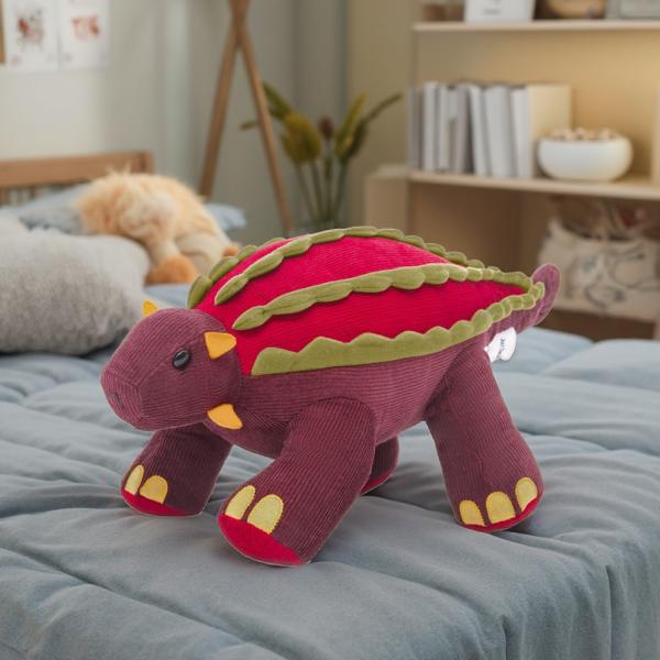 Long Ankylosaurus Dinosaur Plush Toys Soft Teddy Bear Stuffed Animals Birthday Gifts  Boys Children