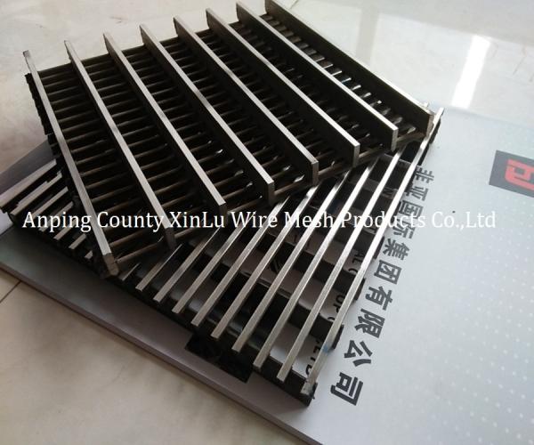Acid Washing Wedge Wire Screen Panel with 2.5x4mm Profile and 27mm Support Rod Pitch