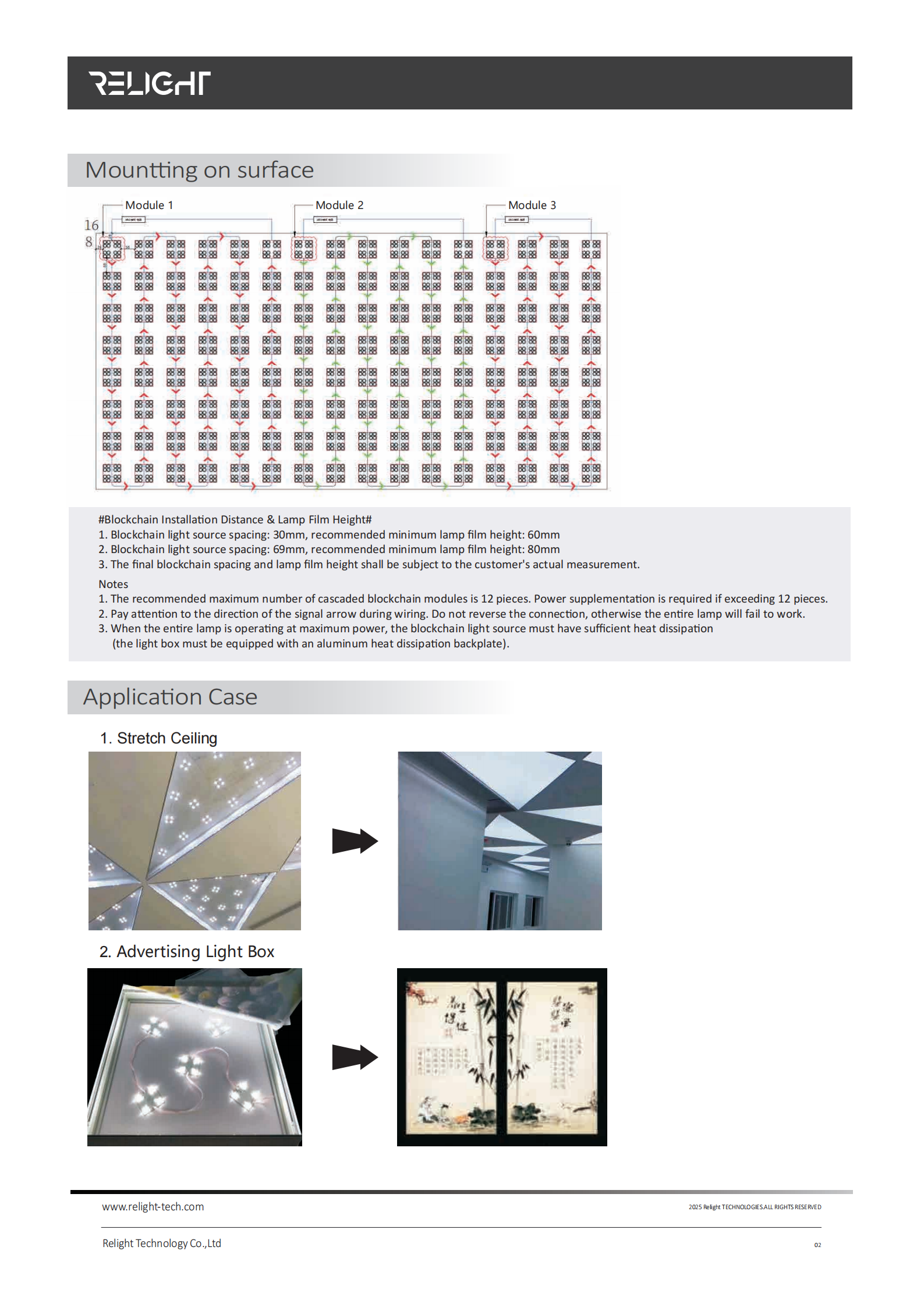 70x70mm SPI-RGBW 16D Blockchain IP20 4/8/12/16/20/24/32KHz