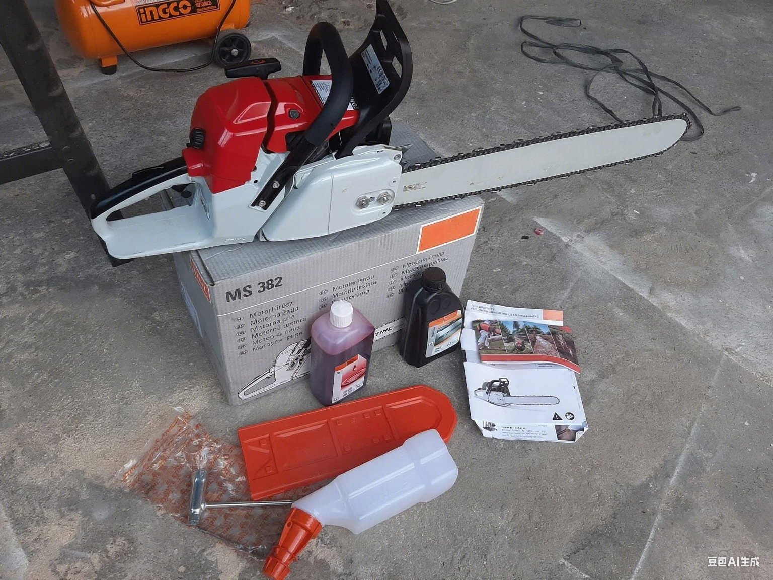 STIH MS381/MS382 72.2cc Gasoline Chainsaw 2-Stroke Power Saw