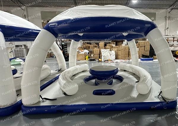Summer Popular Wholesale Water Platform Floating Tent Dock Island Inflatable Dock for Party