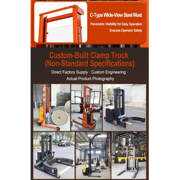 CDD500-R1200 Automatic Pressure-Adjusting Roll Clamp Stacker