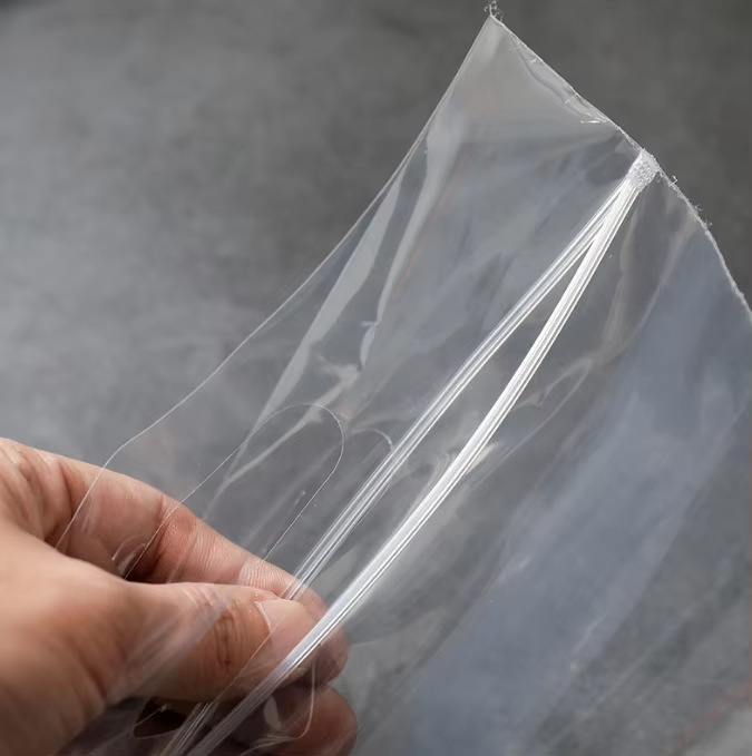 Transparent Hand Ziplock Bag Frosted PE Disposable Shoes & Clothing Storage Bag