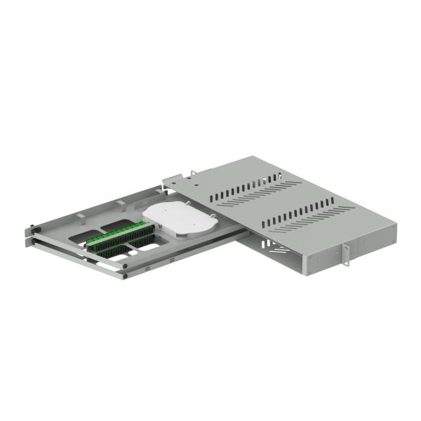 FTTX 24 Ports Sub ODF Swing Type SC APC Fiber Optic Patch Panel for Optical Equipment