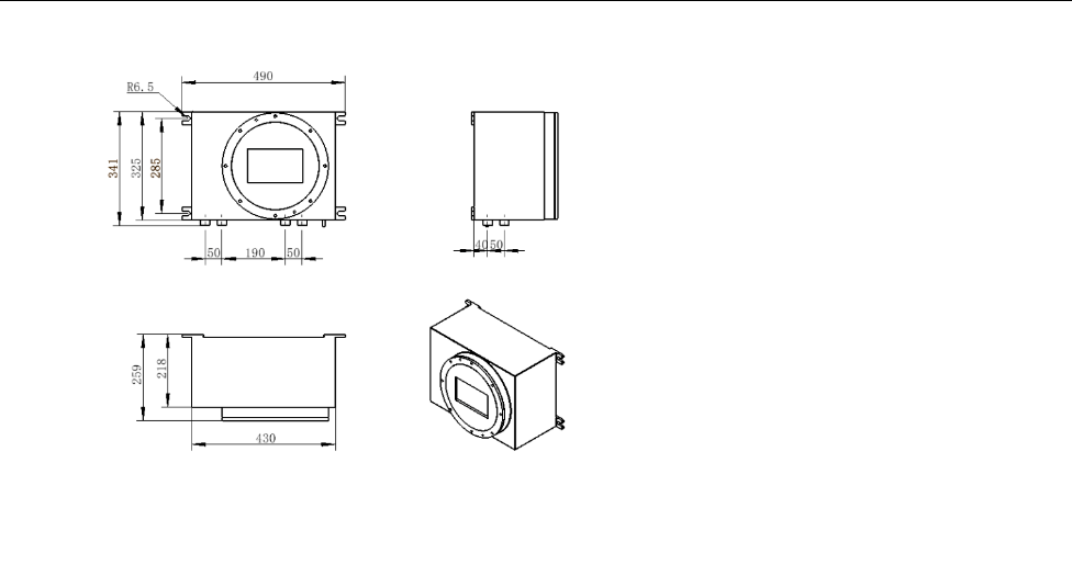 Explosion Proof Oxygen Gas Analyzer Exd IICT6 Certification Online Continuous O2 Monitoring For Chemical