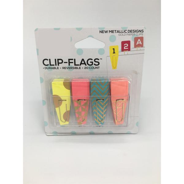 Wedding CorporatePersonalised Stationery Gifts File Bind Paper Clip Hot Stamping Custom Gold Metal