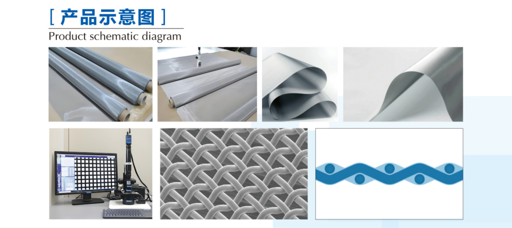 High Precision Stainless Steel Wire Mesh High Durability Screen Printing Mesh