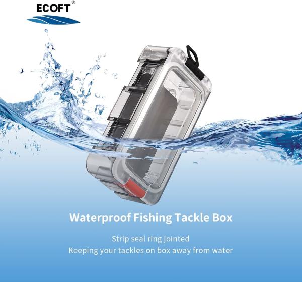 Waterproof ECOFT Fishing Sinkers ECOFT Tackle Box Removable Freely Strip Seal Luminous