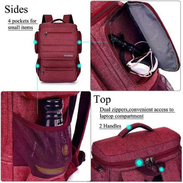 Рюкзак школы нейлона неопрена ноутбука спорт для студента