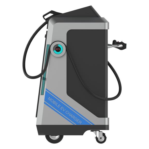 CCS1/CCS2 80kW Portable DC Charger with Wheels OCPP Compatible Outdoor Workshop Ready 250A DC Input