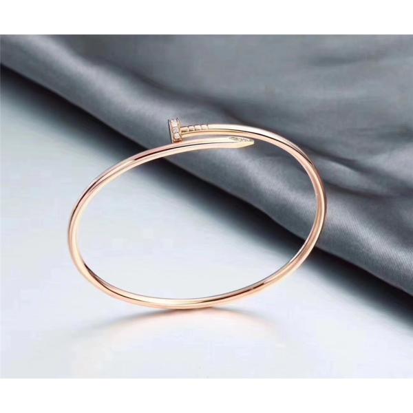 C new collection nail bracelet 18k gold  white gold yellow gold rose gold bracelet  Jewelry factory in Shenzhen, China
