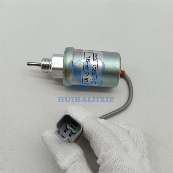 Stop Solenoid 716/30201 71630201 716-30201 With JCB Excavator 8040ZTS 8045ZTS