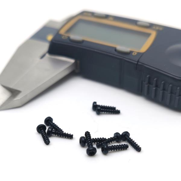 Stainless Steel Black Oxide Torx PT Thread Mini Screw for Plastic