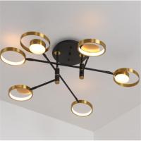 Plafonnier résidentiel du noir LED de sable de peinture de jet 6500k Cri80