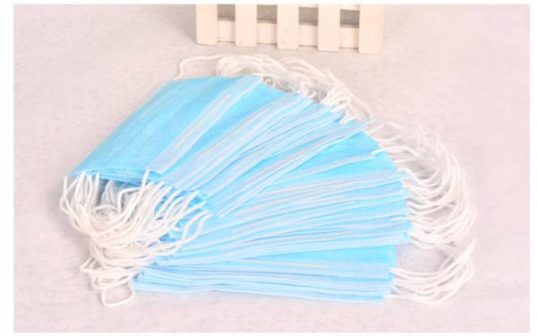 Personal Safety Earloop Face Mask / Disposable Face Mask Liquid Proof