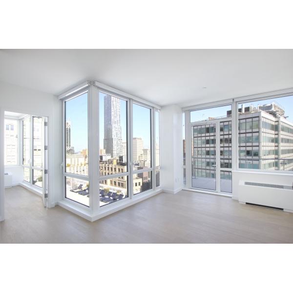 Façadas de alumínio exterior luz natural vidro parede da janela para o projeto