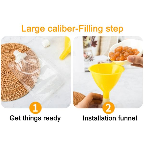 Degradable Spout Pouch Packaging Personalized Drink Pouches For Juice