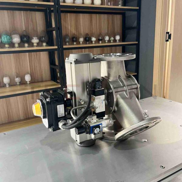 Ventilateurs de détournement pneumatiques de transport en poudre en acier inoxydable