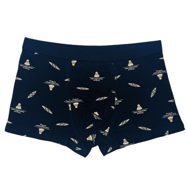 Wholesale High Quality Men's Boxer Briefs 95% Cotton Printed Underwear for Men